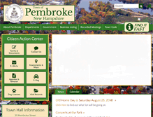 Tablet Screenshot of pembroke-nh.com